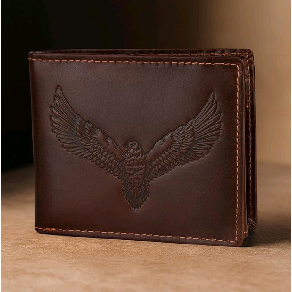 Zeus Caramel Brown Leather Wallet For Men 6