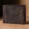 Zeus Vintage Brown Leather BiFold Wallet For Men 6 Card Slot 5