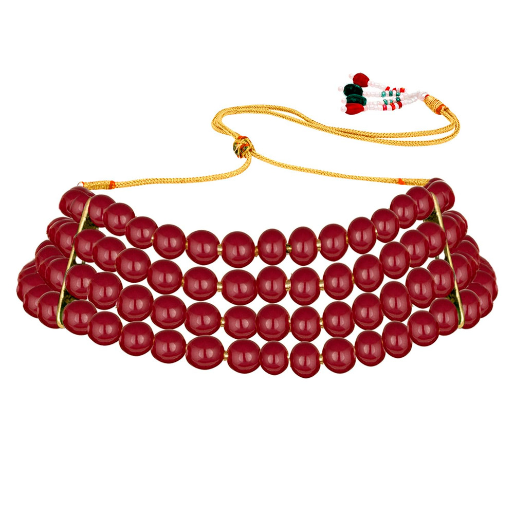 Faux Pearl Necklace  Jewelry Set Gift For Women 3