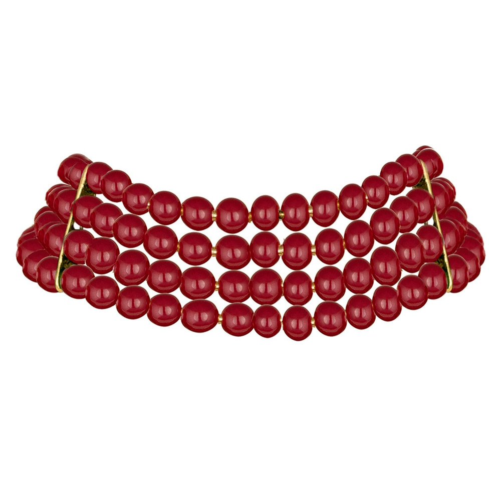 Faux Pearl Necklace  Jewelry Set Gift For Women 4