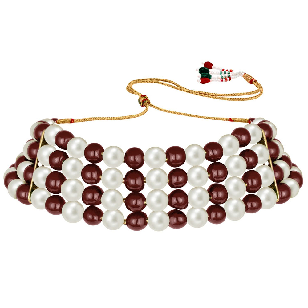 Faux Pearl Necklace A Jewelry Set Gift For Women 1