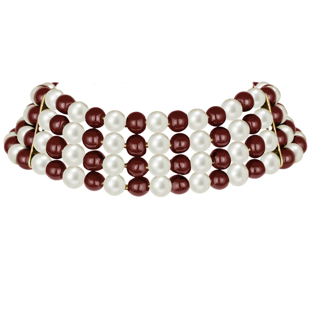 Faux Pearl Necklace A Jewelry Set Gift For Women 2