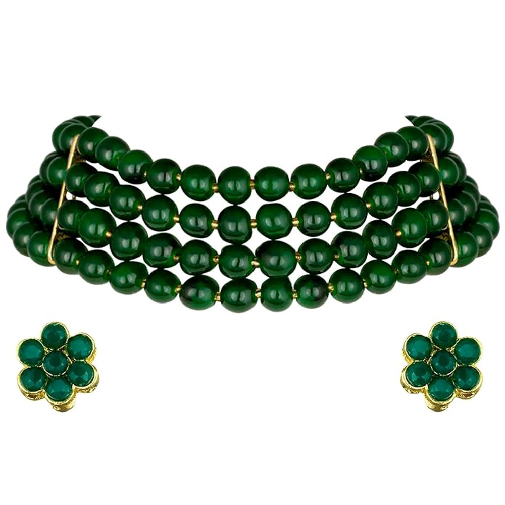 New Faux Pearl Necklace  Jewelry Set For Women 1