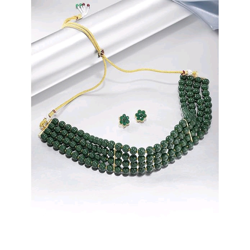 New Faux Pearl Necklace  Jewelry Set For Women 2