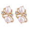 Latest Stylish Design Fancy Pearl Bracelet Earrings Necklace Jewellery Set For Women 6