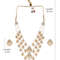 New Ethnic Kundan  Pearls Multi Layers Bridal Necklace Set For Women 2