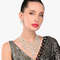 New Ethnic Kundan  Pearls Multi Layers Bridal Necklace Set For Women 4