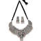 Traditional Oxidised Silver Necklace Jewellery Set For Women 1