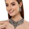 Traditional Oxidised Silver Necklace Jewellery Set For Women 2