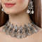 Latest Stylish Fancy Oxidized Traditional Oxidised Choker Necklace Jewellery Set For Women And Gift 1
