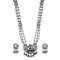 Silver Necklace Jewellery Set For Women 5
