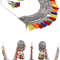 Women Oxidised Necklace Earring  Maang Tikka Set  Multicolor 0