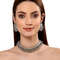 Design Fancy Traditional Oxidised Silver Necklace Jewellery Set For Women 2
