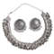 Design Fancy Traditional Oxidised Silver Necklace Jewellery Set For Women 5