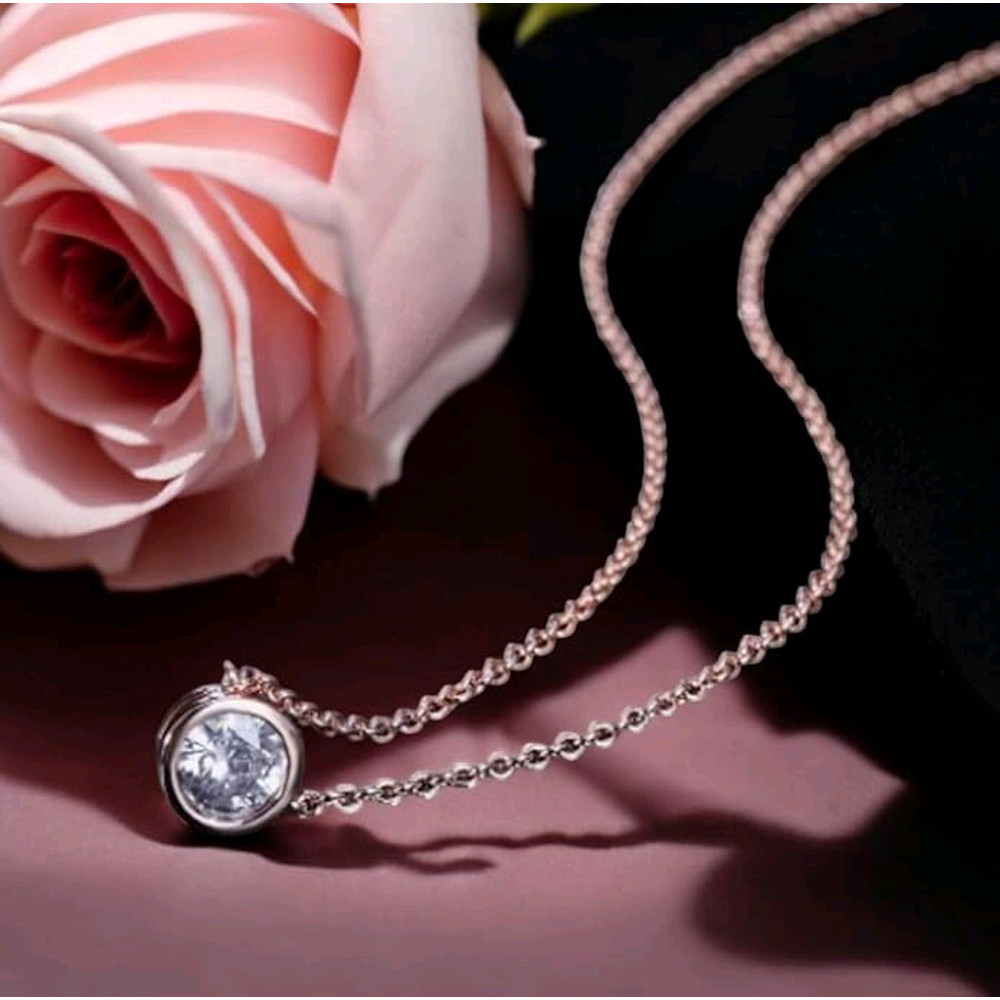 New Pendent Necklace Earrings Set For Women Girls Luxury AD Pendant Gift Set For Women Girls Her 1