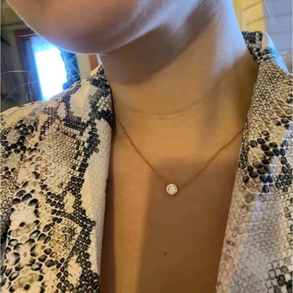 New Pendent Necklace Earrings Set For Women Girls Luxury AD Pendant Gift Set For Women Girls Her 4