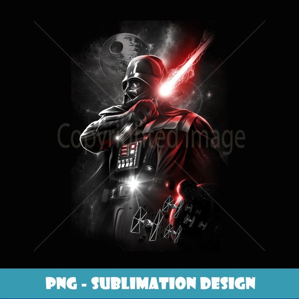 Star Wars Darth Vader Lightsaber Cross Body - Modern Sublimation PNG File
