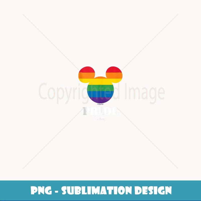 Disney Gay Pride - Sublimation-Ready PNG File