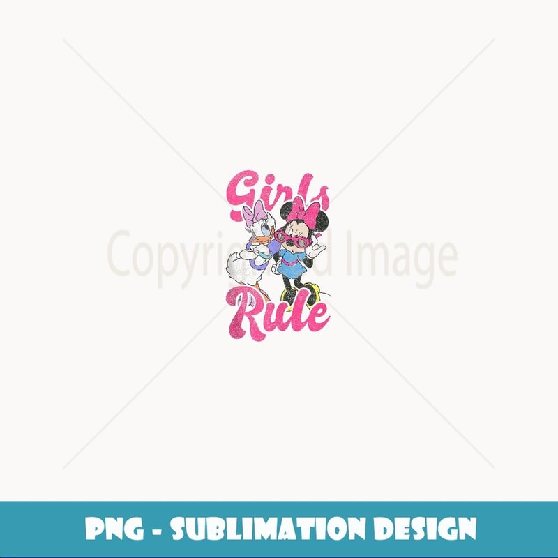 Disney Mickey Classic Minnie And Daisy Girls Rule - Professional Sublimation Digital Download