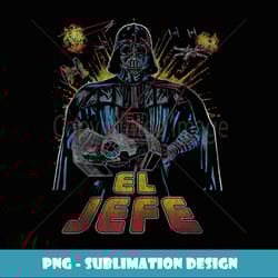 star wars darth vader el jefe portrait - sublimation-ready png file