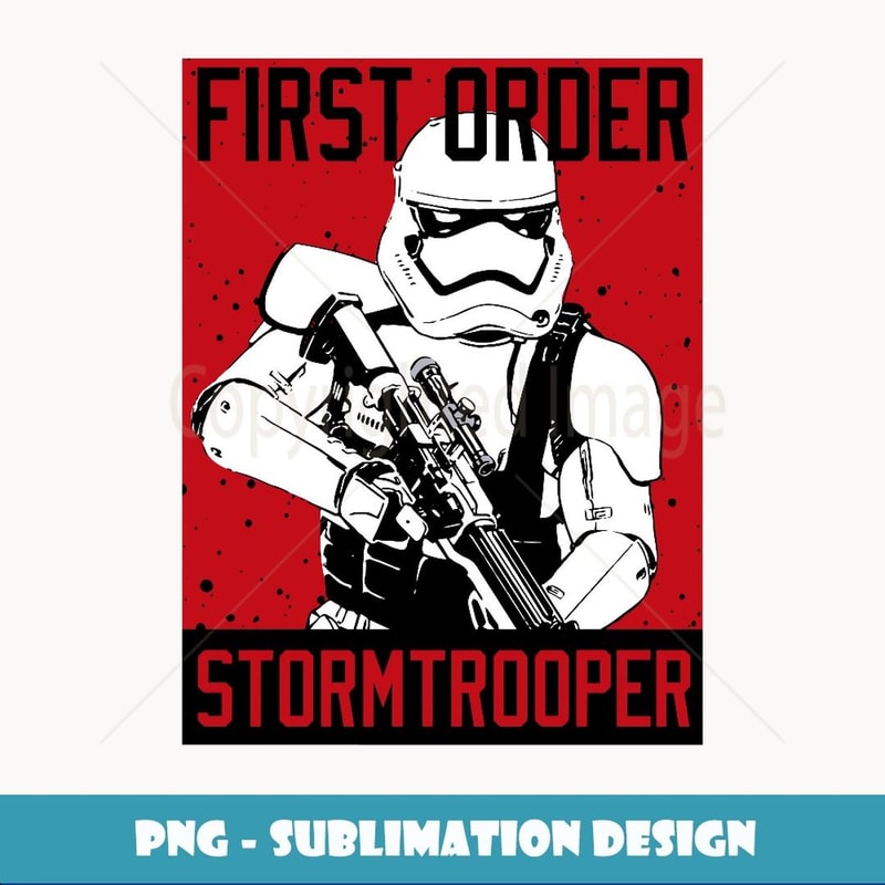 Star Wars First Order Stormtrooper - Premium Sublimation Digital Download