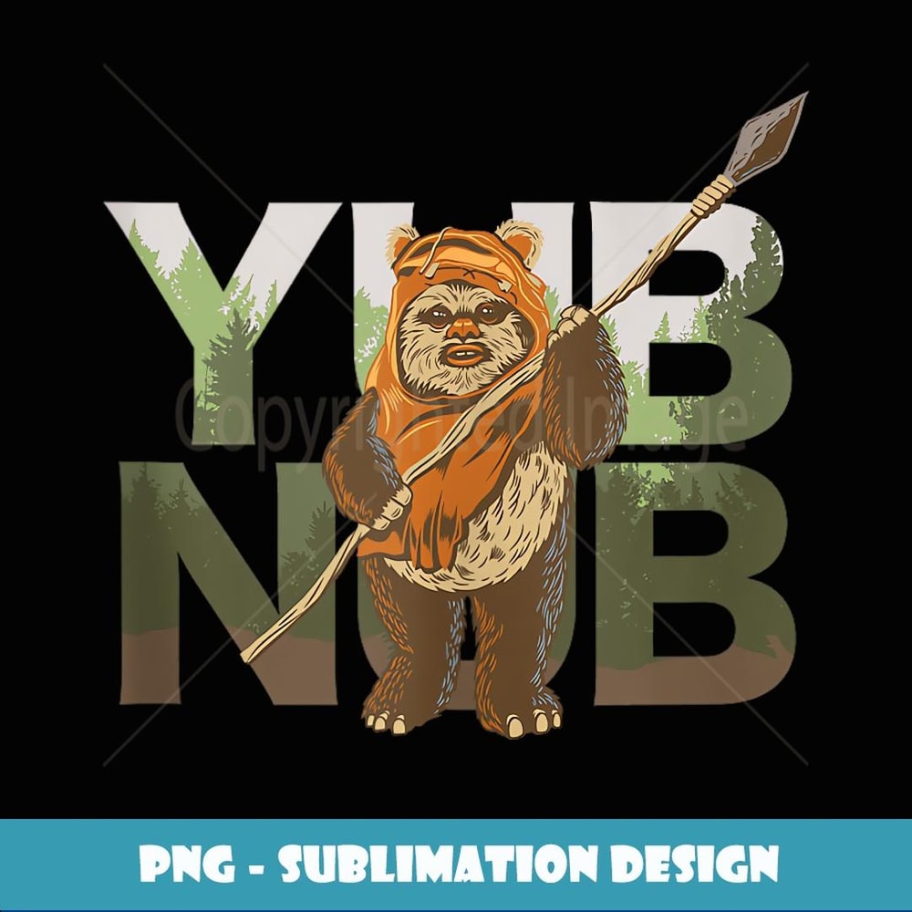 Star Wars Return of the Jedi Ewok Yub Nub - Exclusive Sublimation Digital File