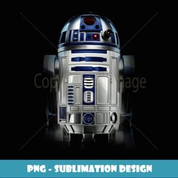star wars r2d2 hires photo pose graphic - exclusive sublimation digital file