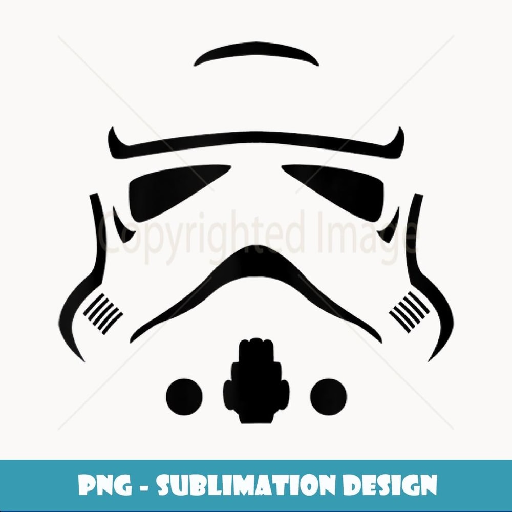 Star Wars Stormtrooper Big Face Costume Halloween - Premium Sublimation Digital Download