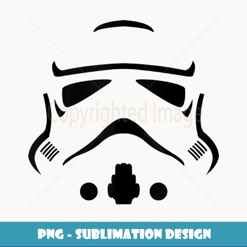 Star Wars Stormtrooper Big Face Costume Halloween - Premium Sublimation Digital Download