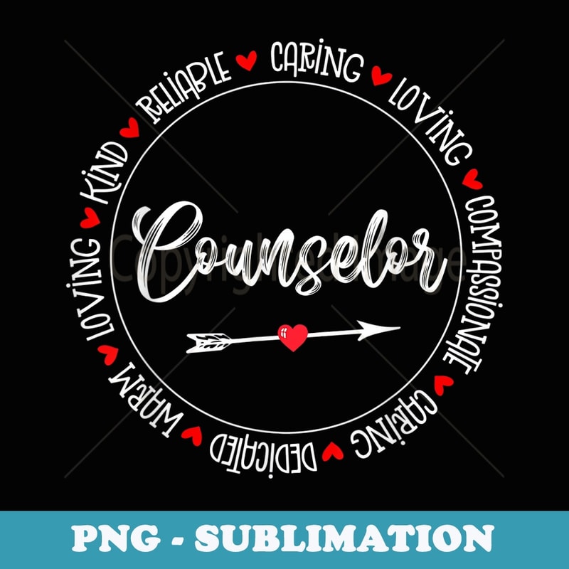 School Counselor Squad Crew Team Appreciation Day Teacher - Special Edition Sublimation PNG File