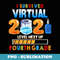 I Survived Virtual 3rd Grade 2020-2021 Level Up to 4th Grade - Artistic Sublimation Digital File