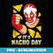 Mexican Wrestling Nacho Lucha Libre Mask Mexico Fighter - PNG Transparent Sublimation File