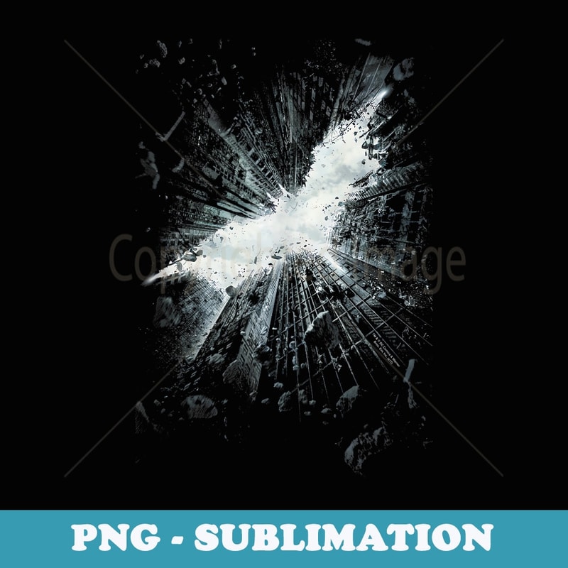 Batman Dark Knight Rises Teaser - Unique Sublimation PNG Download