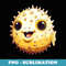 Cute Blowfish Easy Halloween Puffer Fish Costume Pufferfish - Special Edition Sublimation PNG File