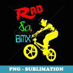 rad 80s bmx - instant sublimation digital download