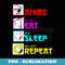 Anime Eat Sleep Repeat Funny Japanese Manga Japan Anime - PNG Transparent Sublimation Design