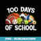 100 Days Of School For PE Teacher Sport Ball - Premium PNG Sublimation File