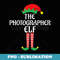 Photographer Elf Christmas Theme Family Group Matching Xmas - Signature Sublimation PNG File