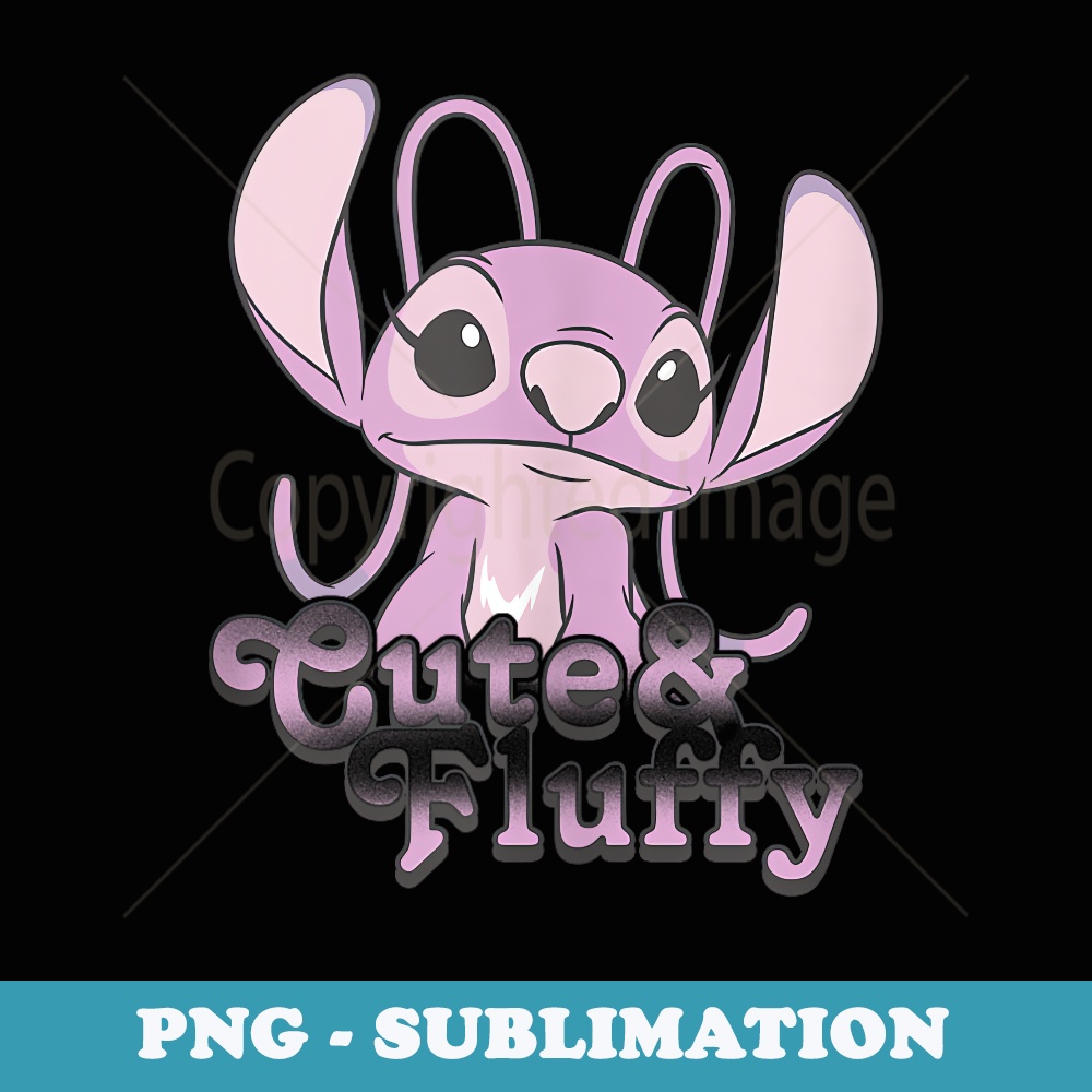 Disney Lilo & Stitch Valentine's Day Angel Cute & Fluffy - Trendy Sublimation Digital Download