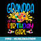 Grandpa Of The Birthday Girl Little Artist Paint B-Day Party - Instant Sublimation Digital Download