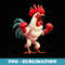 Funny Boxing Chicken With Red Gloves Adults - High-Resolution PNG Sublimation File