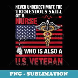s nurse u.s. veteran - special edition sublimation png file