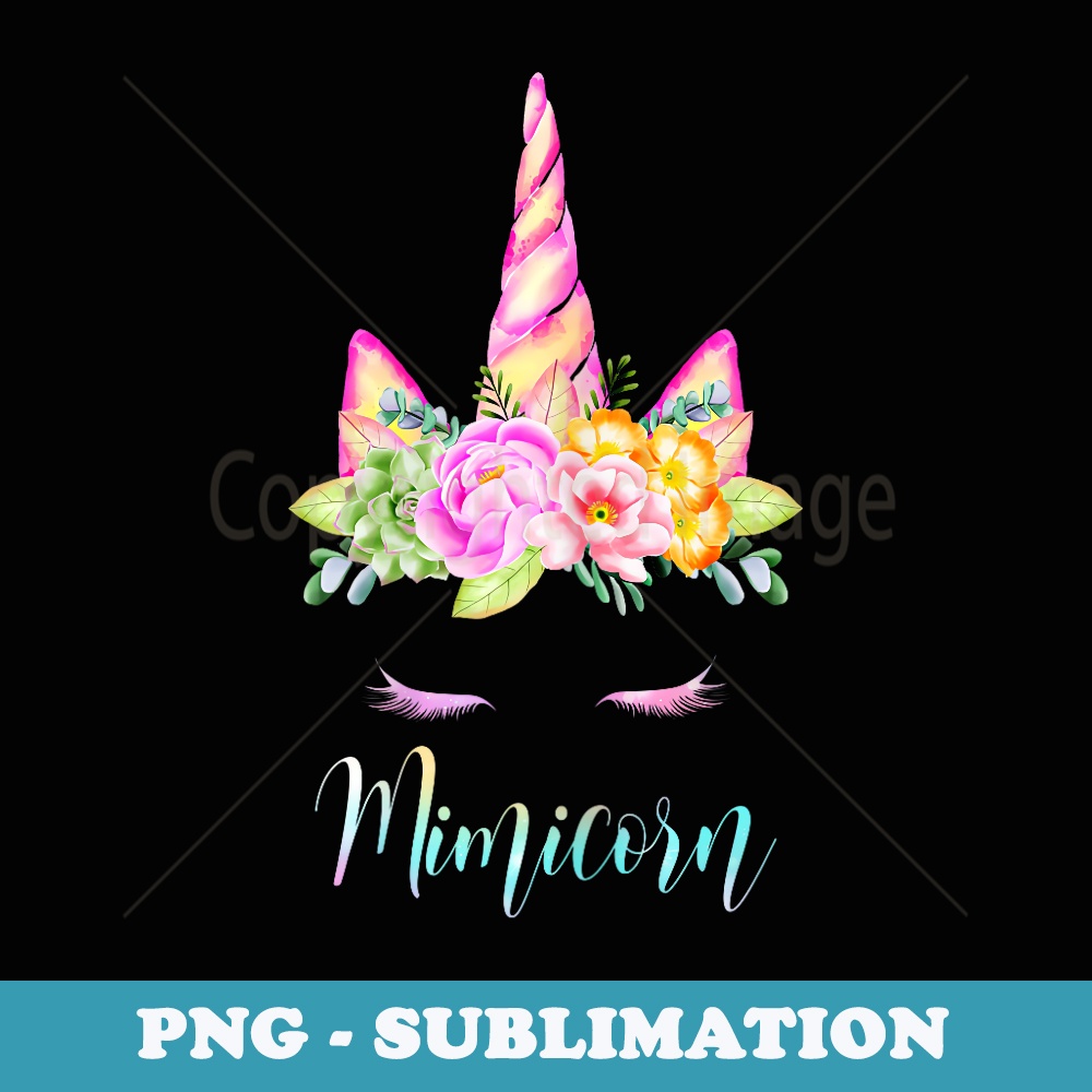 Funny Mimicorn Unicorn Costume Mom Mothers Day - Premium PNG Sublimation File