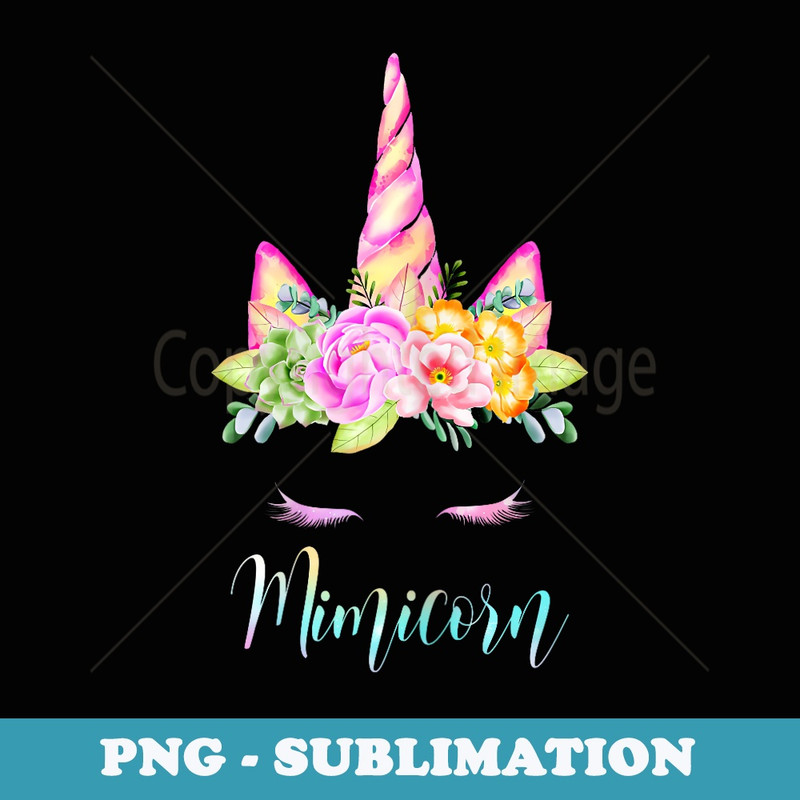 Funny Mimicorn Unicorn Costume Mom Mothers Day - Premium PNG Sublimation File