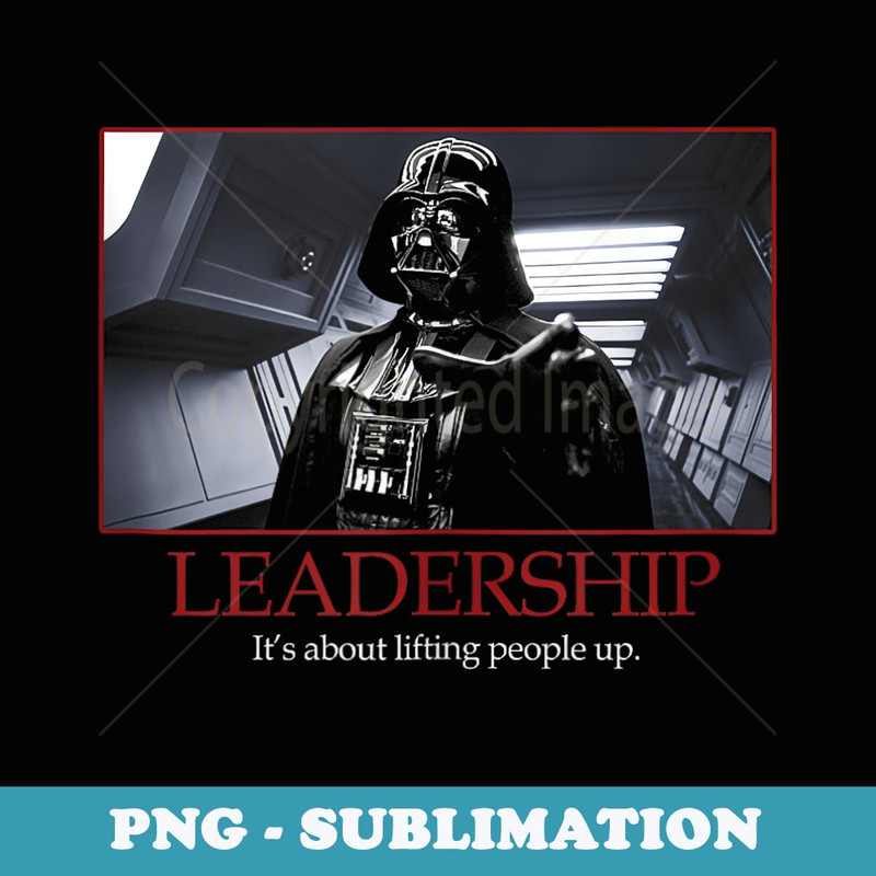 Star Wars Darth Vader Leadership Inspirational Photo - High-Resolution PNG Sublimation File
