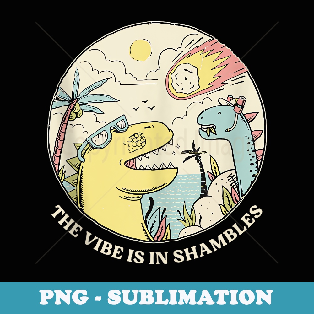 The Vibe Is In Shambles - PNG Transparent Sublimation File