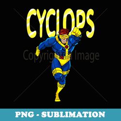 marvel x-men cyclops 90s tv show portrait - sublimation digital download
