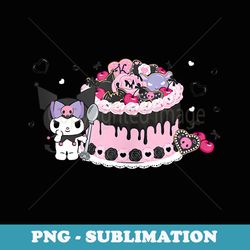 kuromi kawaii cake - digital sublimation download file