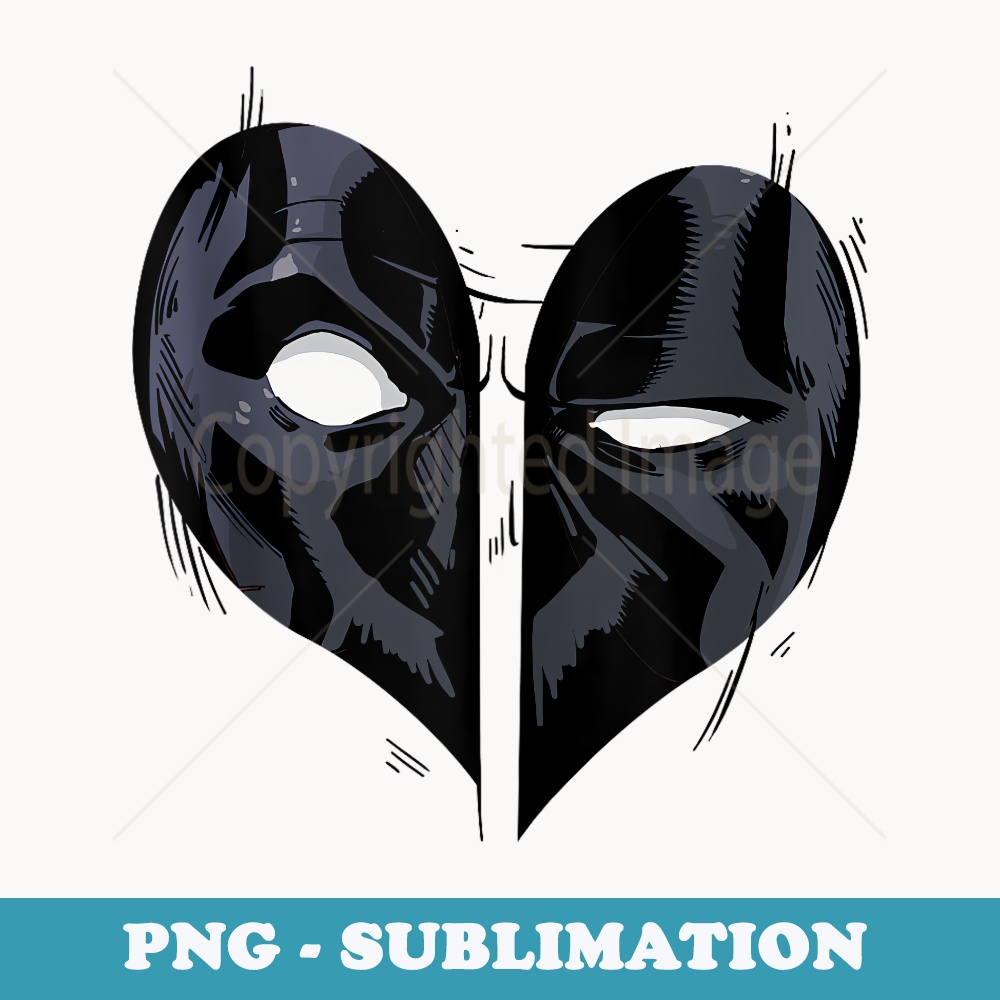 Marvel Deadpool Heart Eyes Mask Portrait - Stylish Sublimation Digital Download