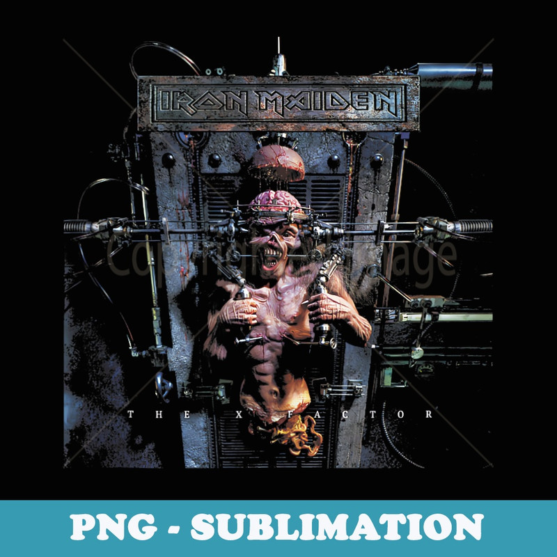 Iron Maiden - X Factor Cover - Special Edition Sublimation PNG File
